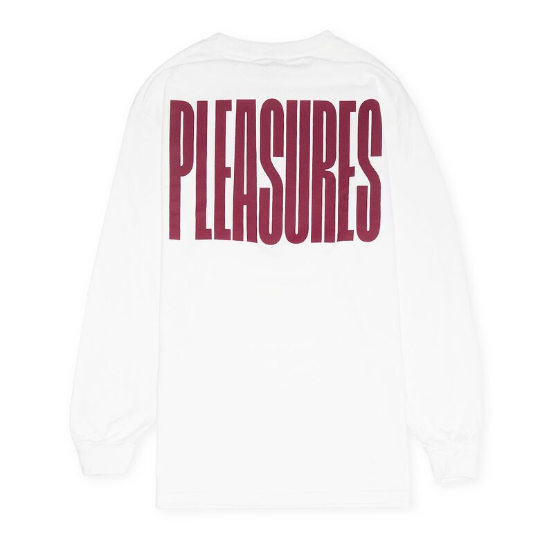 Pleasures Master Long Sleeve white