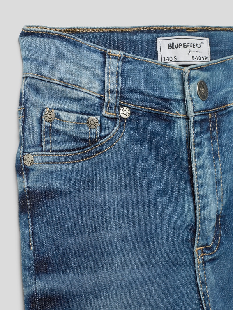 Slim Fit Jeans im 5-Pocket-Design in blau