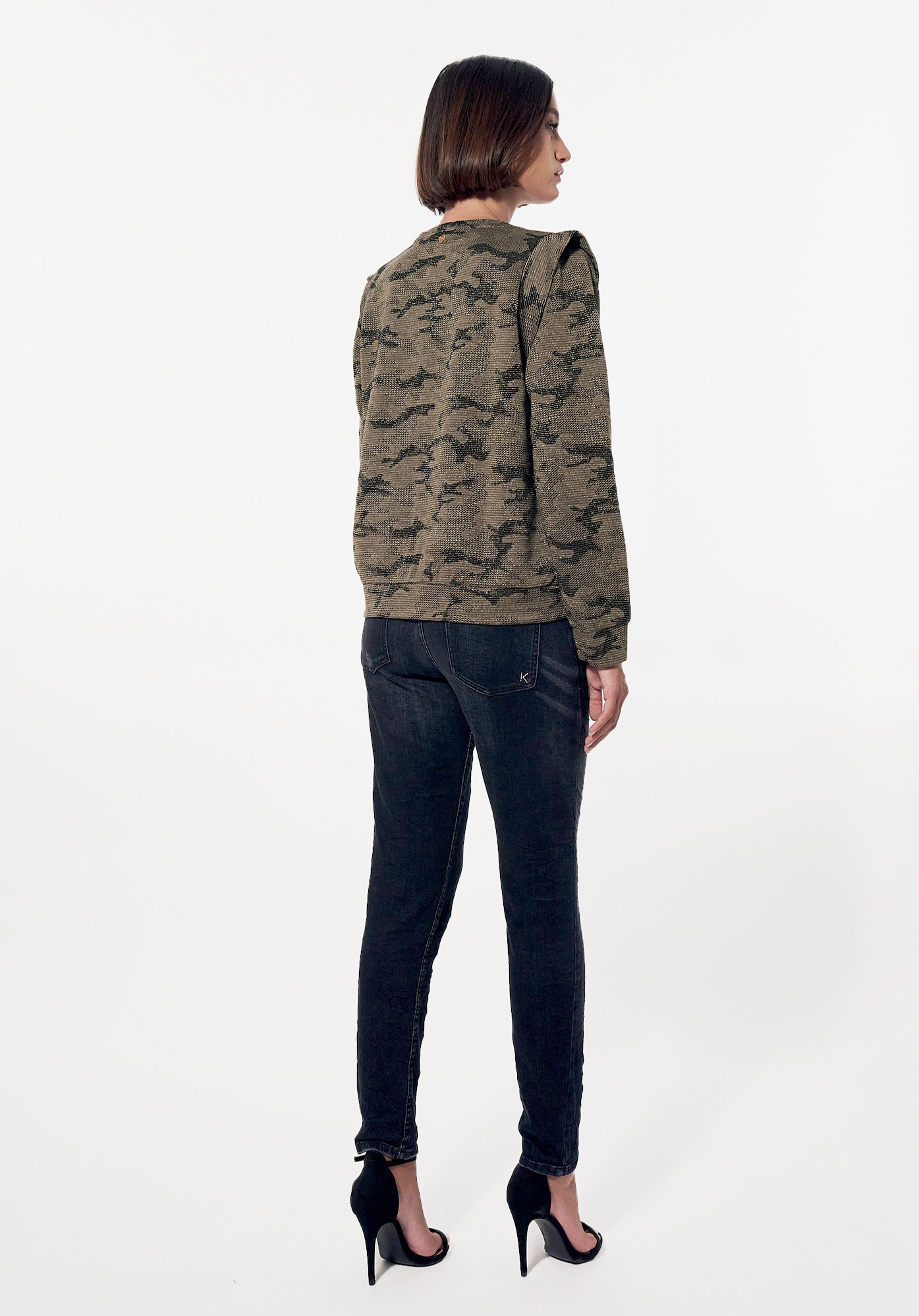 DAMOU  Pull camouflage Femme