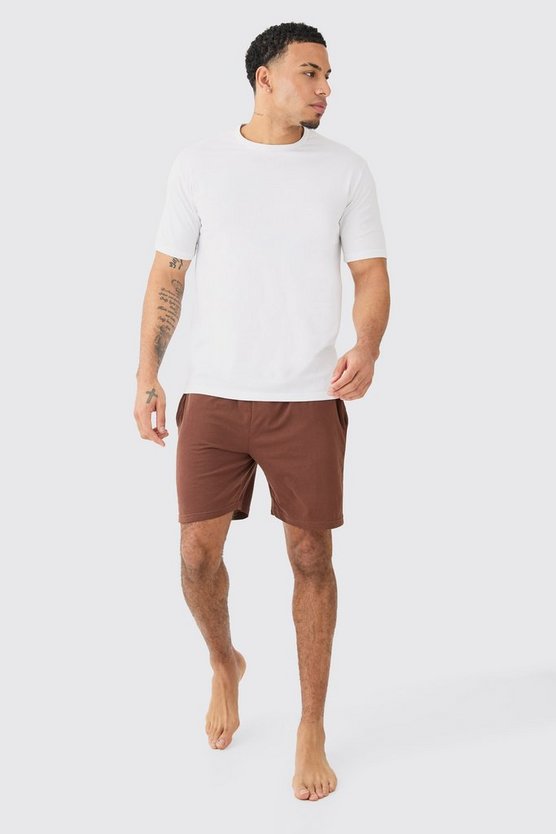 Loungewear-Set aus T-Shirt & Shorts