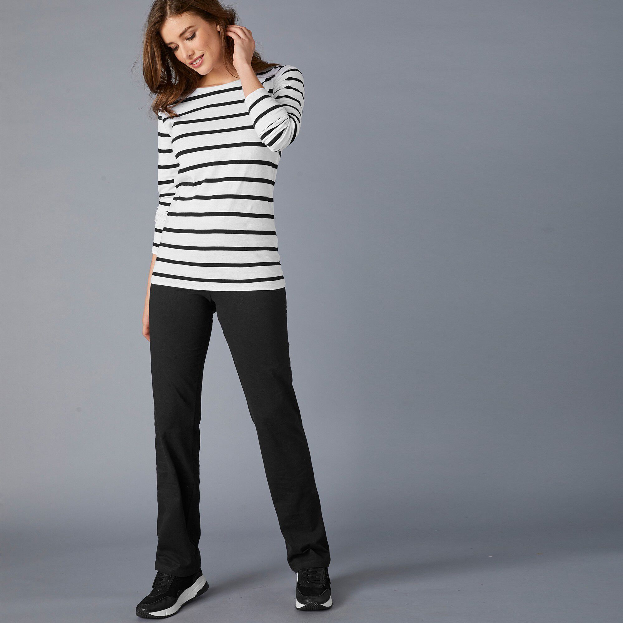 Pantalon droit en coton bio, éco-responsable