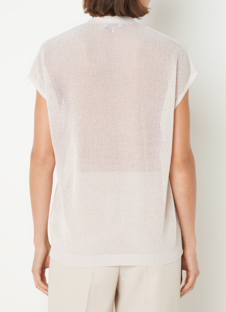 CINQUE Cilulo gilet in maglia grossa con lurex