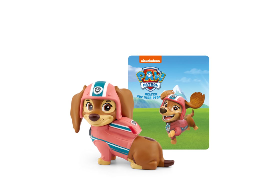 tonies Hörspielfigur Tonies Paw Patrol -Liberty findet einen neuen Freund, (1-St), Magnethaftend, handbemalt, integrierter NFC-Chip