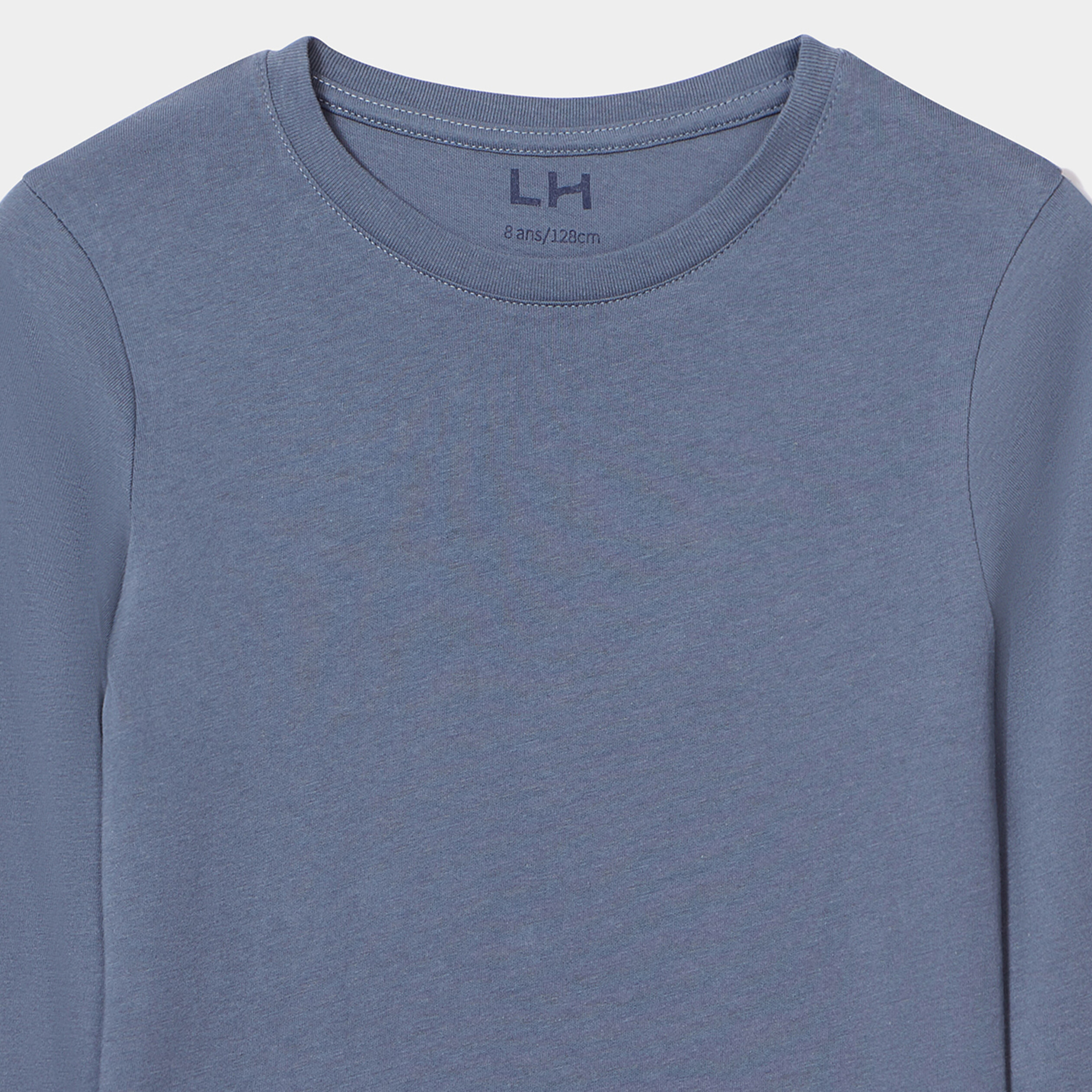 T-shirt manches longues noir garçon | La Halle
