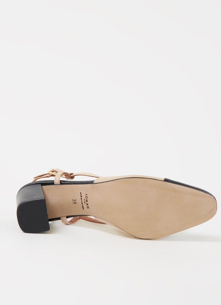 Jonak Dhapop -nahkainen slingback-saapas