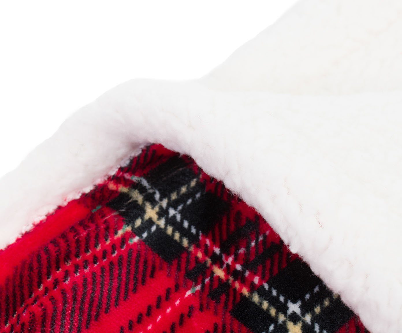 Wohndecke Mikrofaser Flanell Kuscheldecke mit Sherpa Fleece Rückseite, HSC Home-Style-Creation GmbH, weich und anschmiegsam