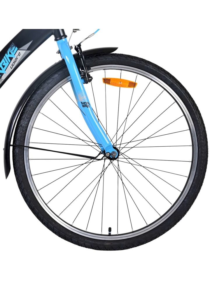 Volare Kinderfahrrad Thombike für Jungen 26 Zoll Kinderrad in Schwarz Blau 9 Jahre günstig kaufen onesize