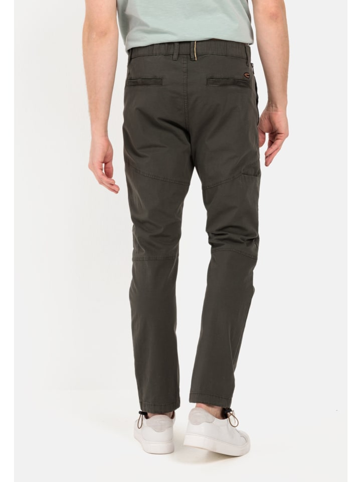 Camel Active Tapered Fit Worker Chino in Dunkelgrün günstig kaufen