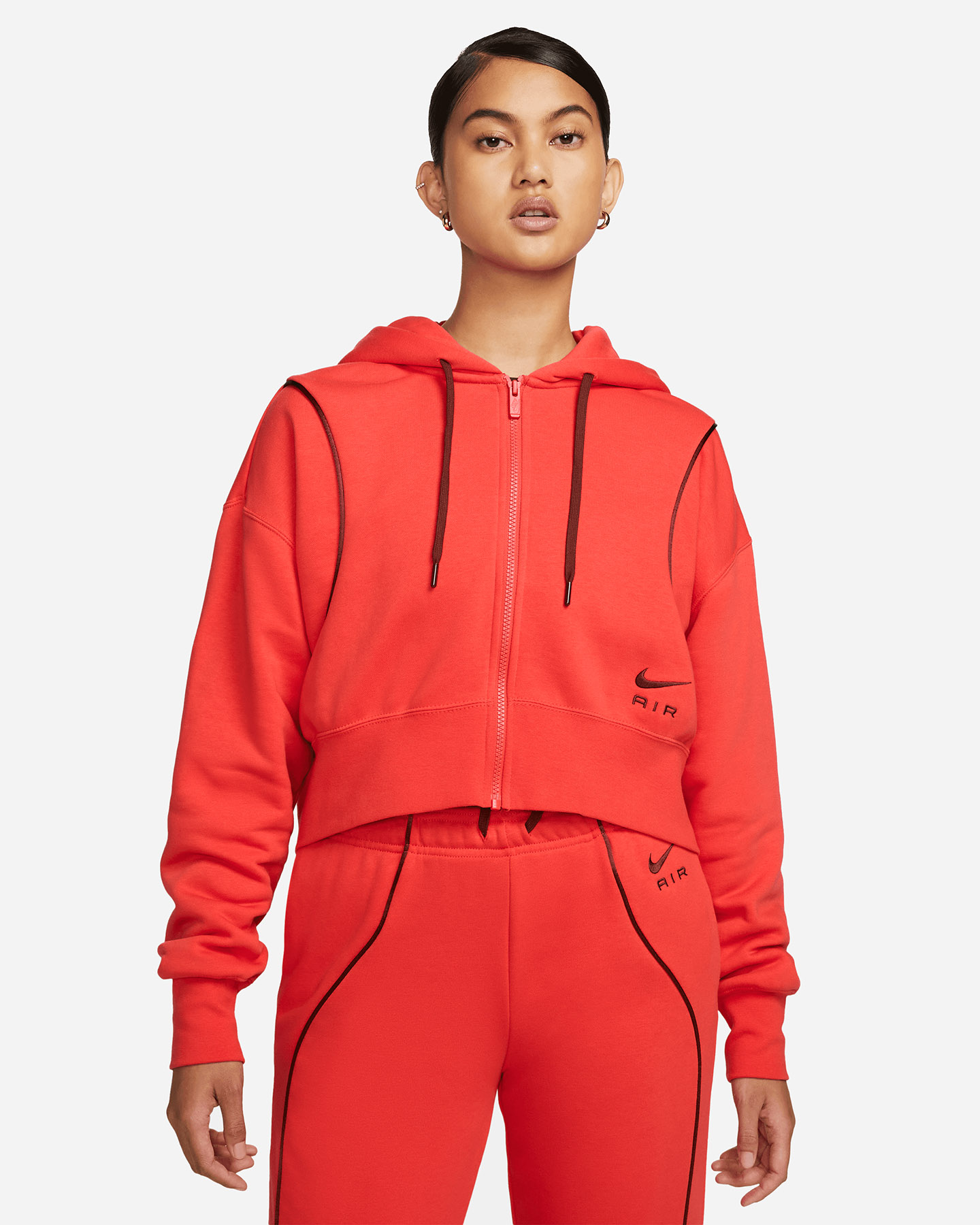 Felpa Nike Crop Air Piping W DQ6579-010