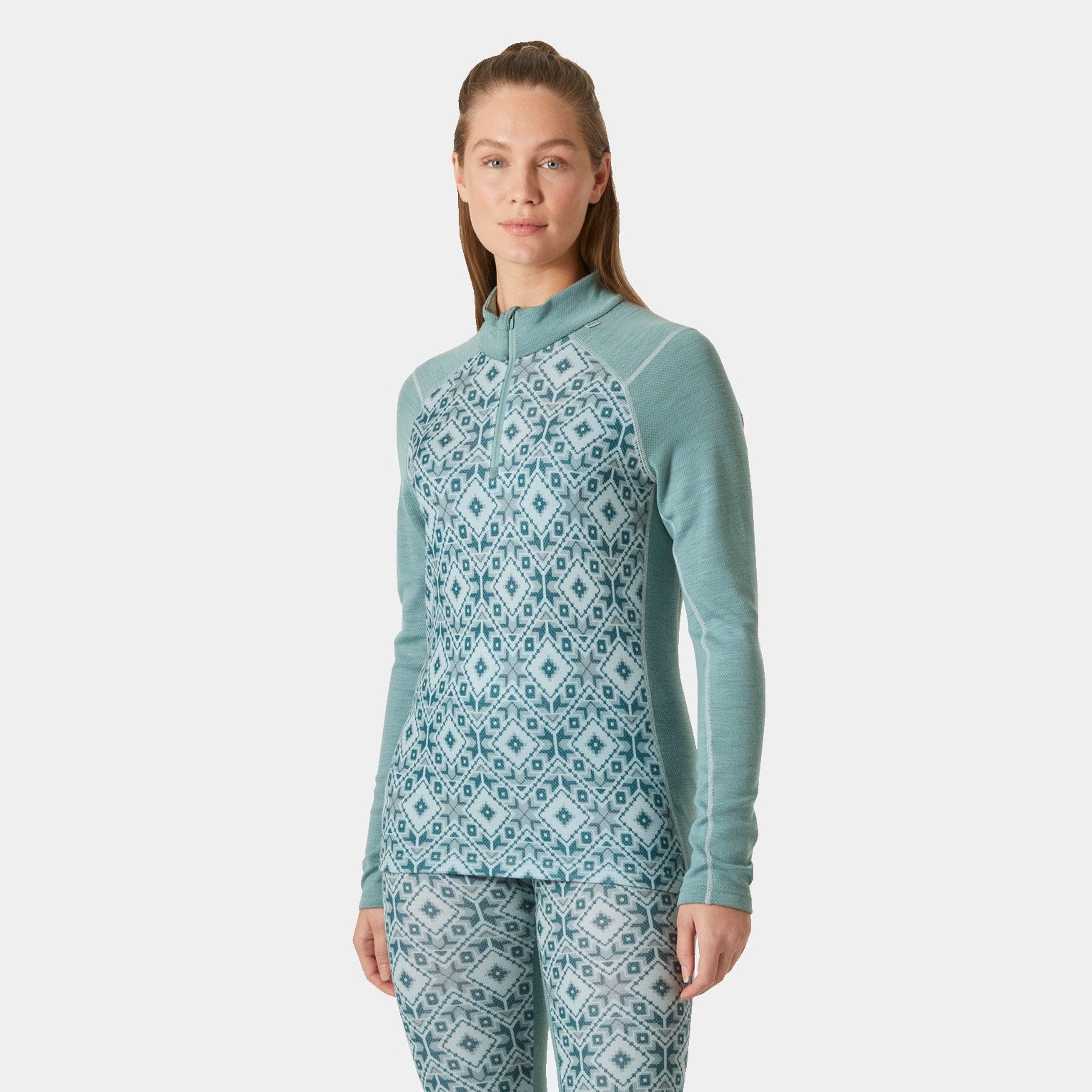 Women's LIFA® Merino Midweight 2-In-1 Graphic Half-Zip Base Layer