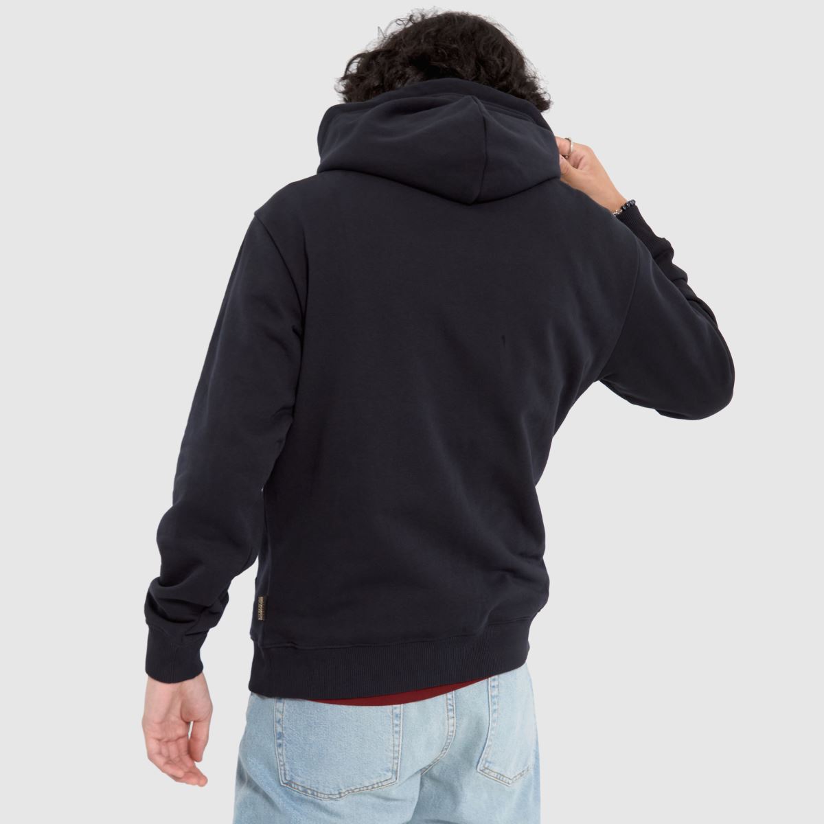 NAPAPIJRI telemark hoodie i svart och vitt