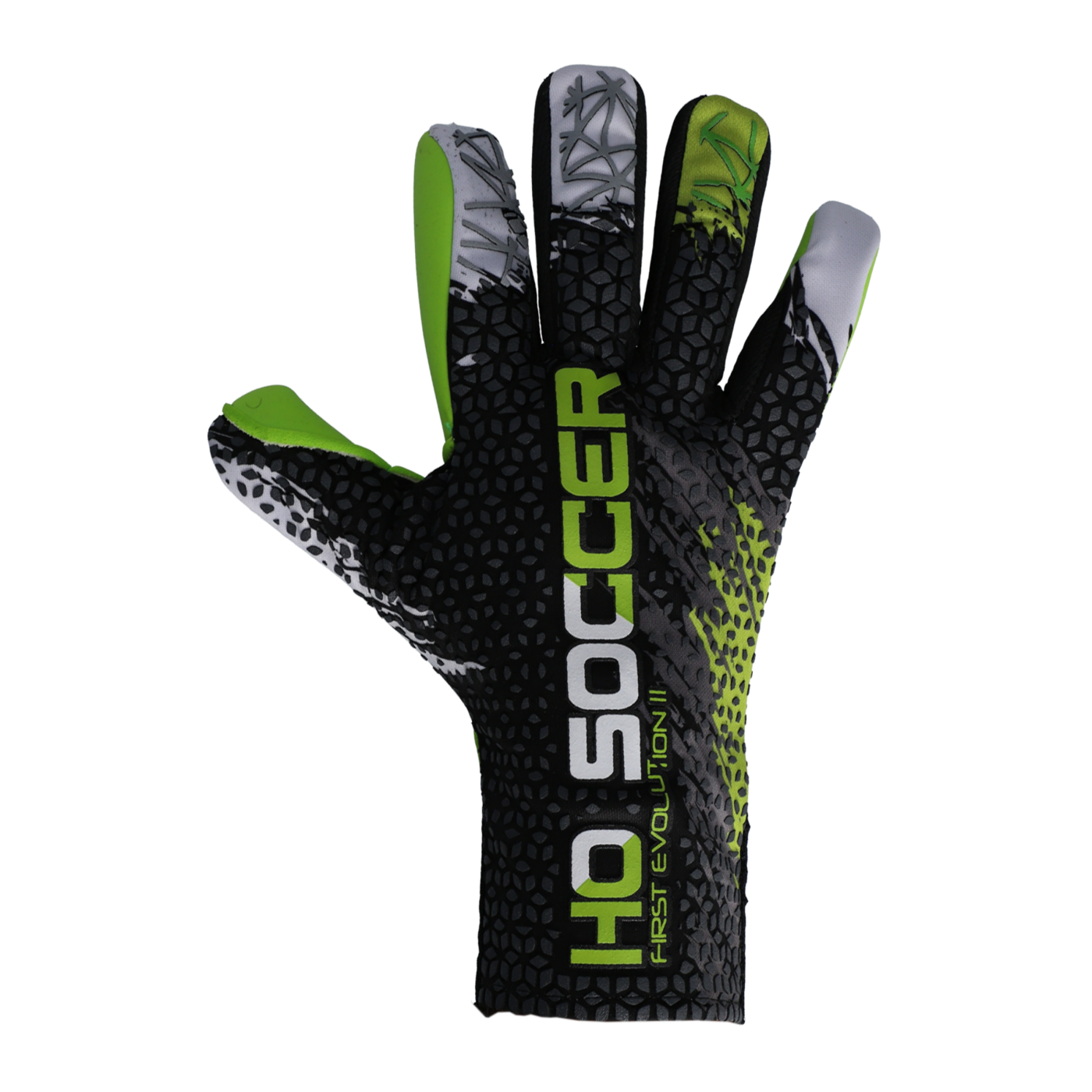 HO Soccer First Evolution II ROLL/NC TW-Handschuhe Schwarz