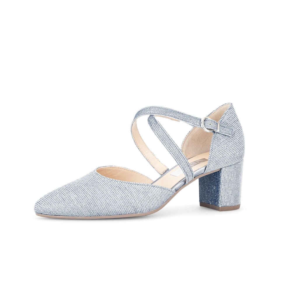 Gabor fashion Spangenpumps blau
