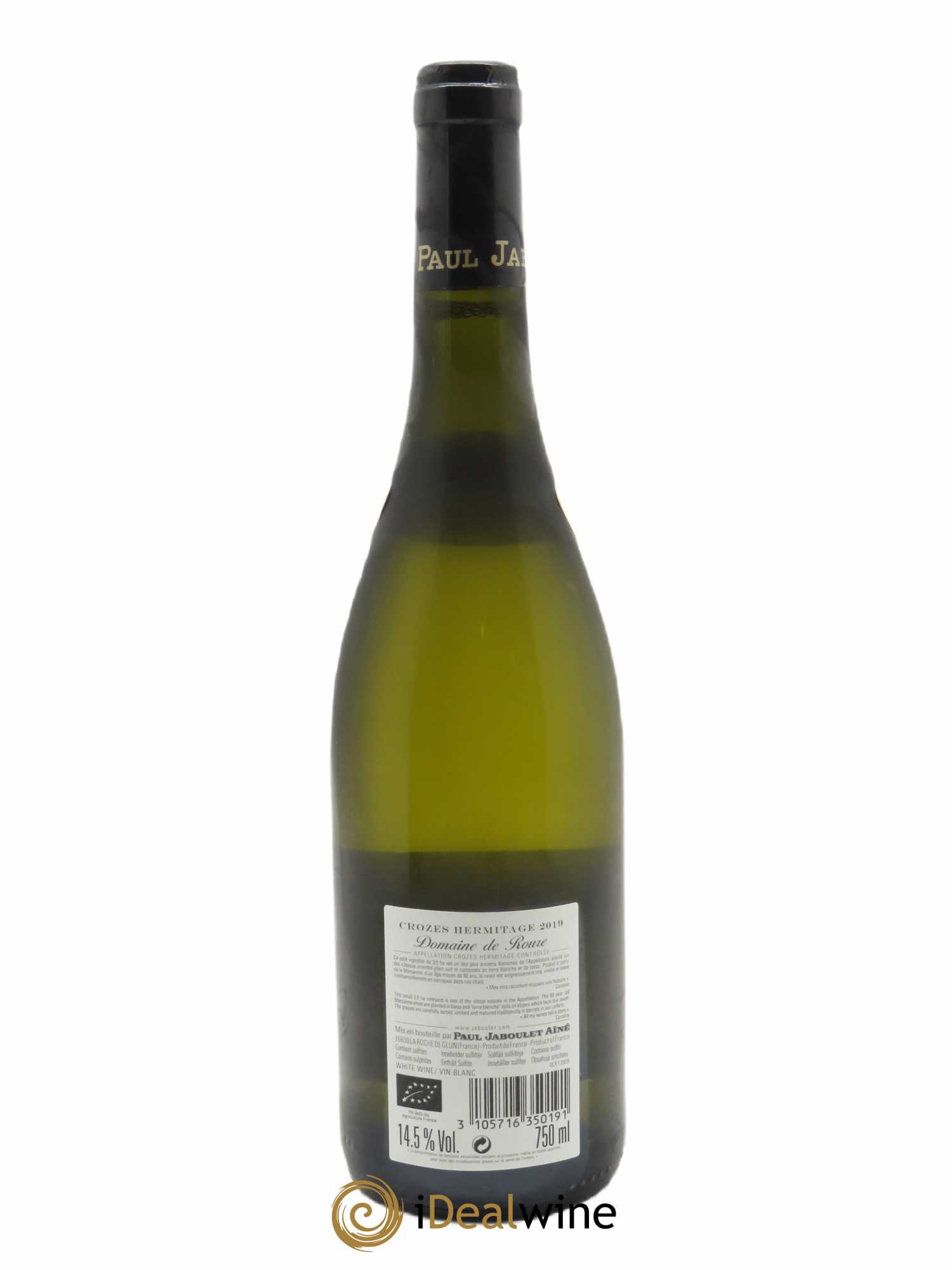 Crozes-Hermitage Domaine de Roure Paul Jaboulet Ainé  2019 - Lot de 1 Bouteille
