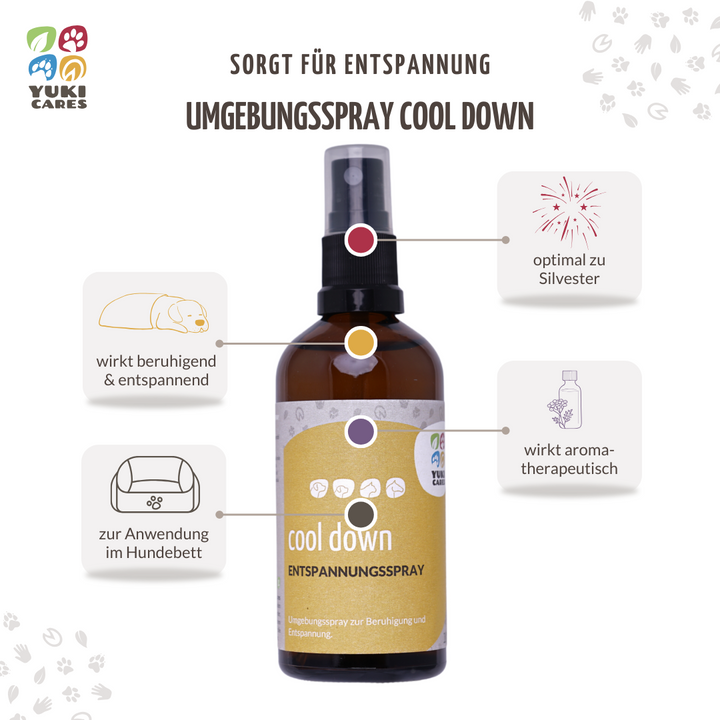 Yuki Cares Beruhigungsmittel Yuki Cares Entspannungsspray Cool down