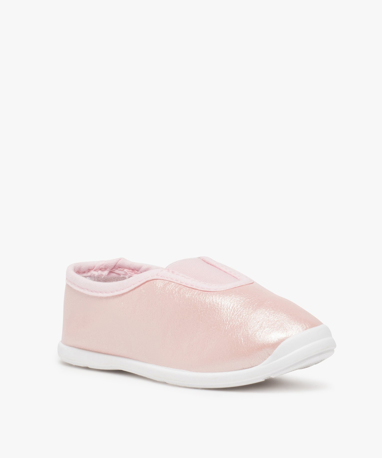 Rythmiques fille dessus brillant avec élastique central rose | GEMO