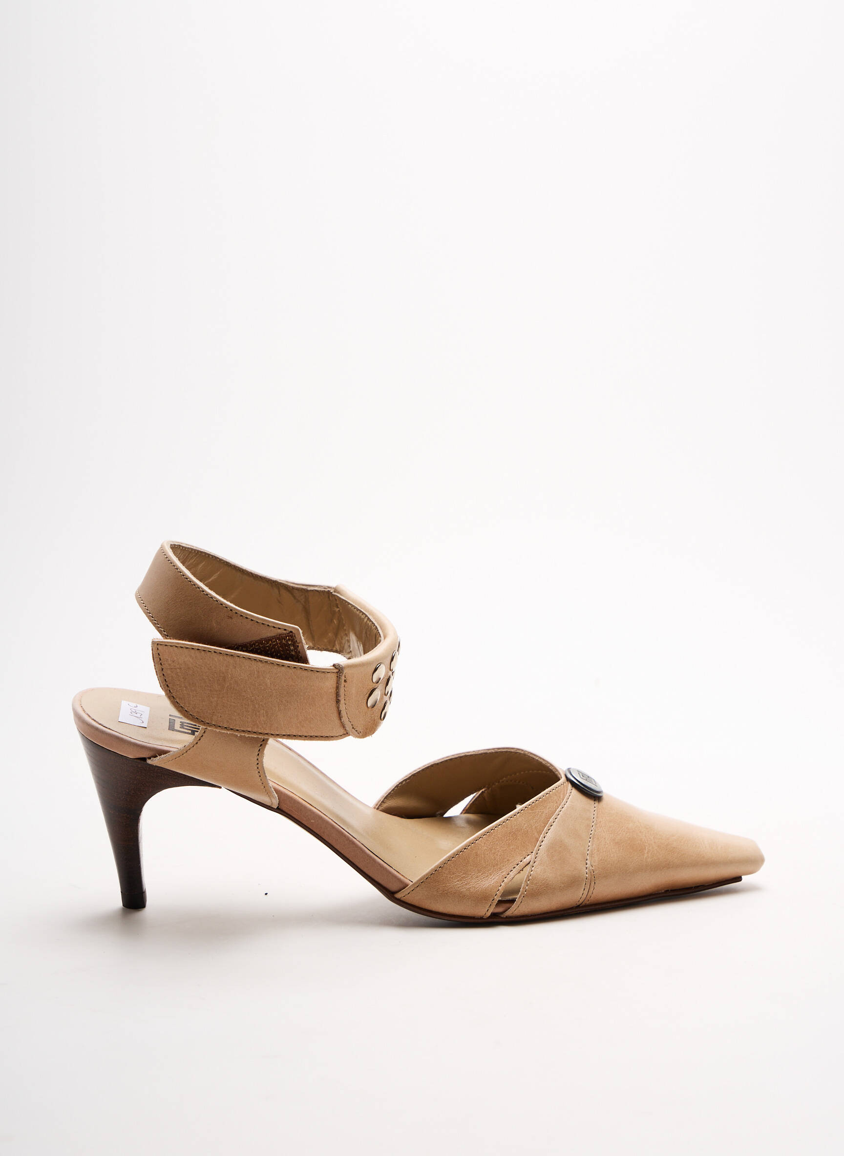 France Mode Sandales Nu Pieds Femme couleur beige