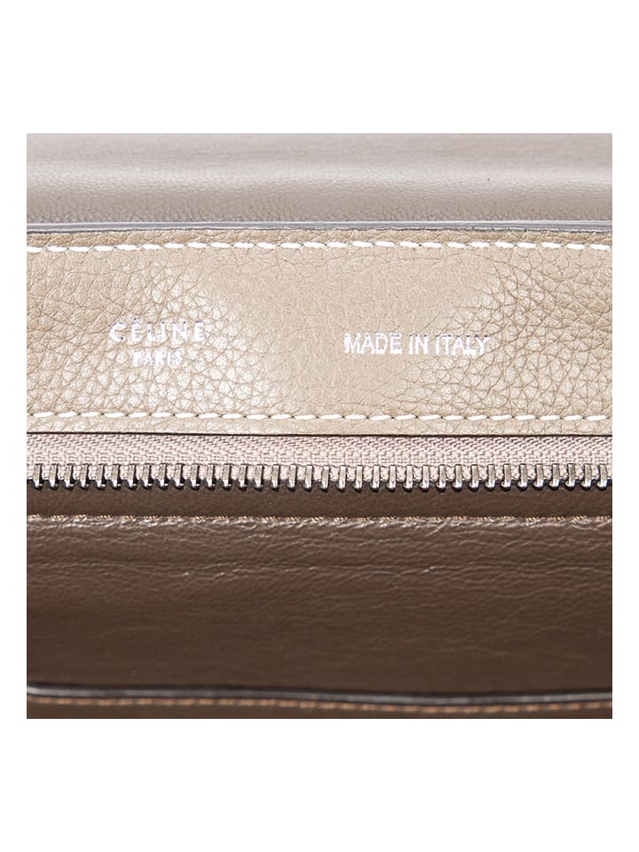 Celine Leder-Henkeltasche in Beige - (B)31 x (H)23 x (T)18 cm günstig kaufen onesize