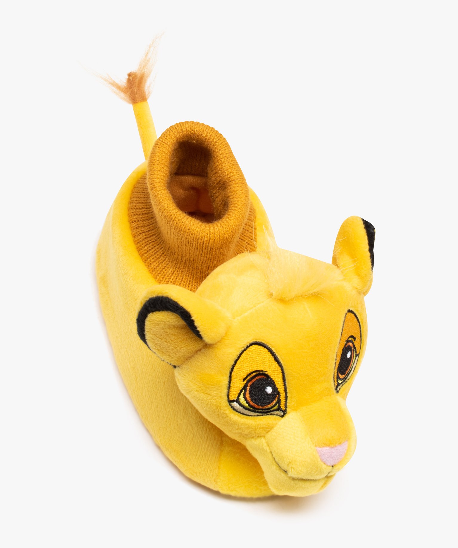 Chaussons fille en volume Nala - Roi Lion jaune | GEMO