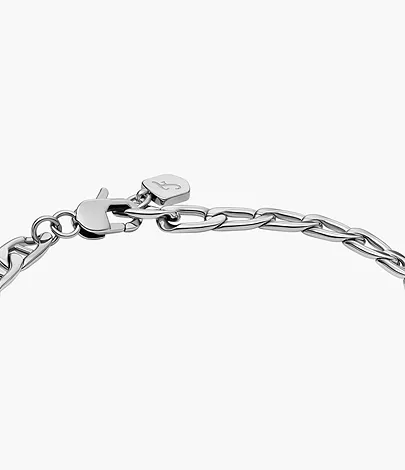 Fossil Armband Drew Plakette Edelstahl
