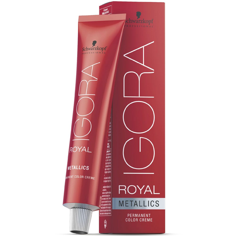 Schwarzkopf Igora Royal Metallics 6-28 Dunkelblond Asch Rot
