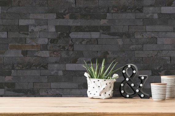 living walls Vliestapete Best of Wood`n Stone 2nd Edition, Steinoptik, Tapete Stein