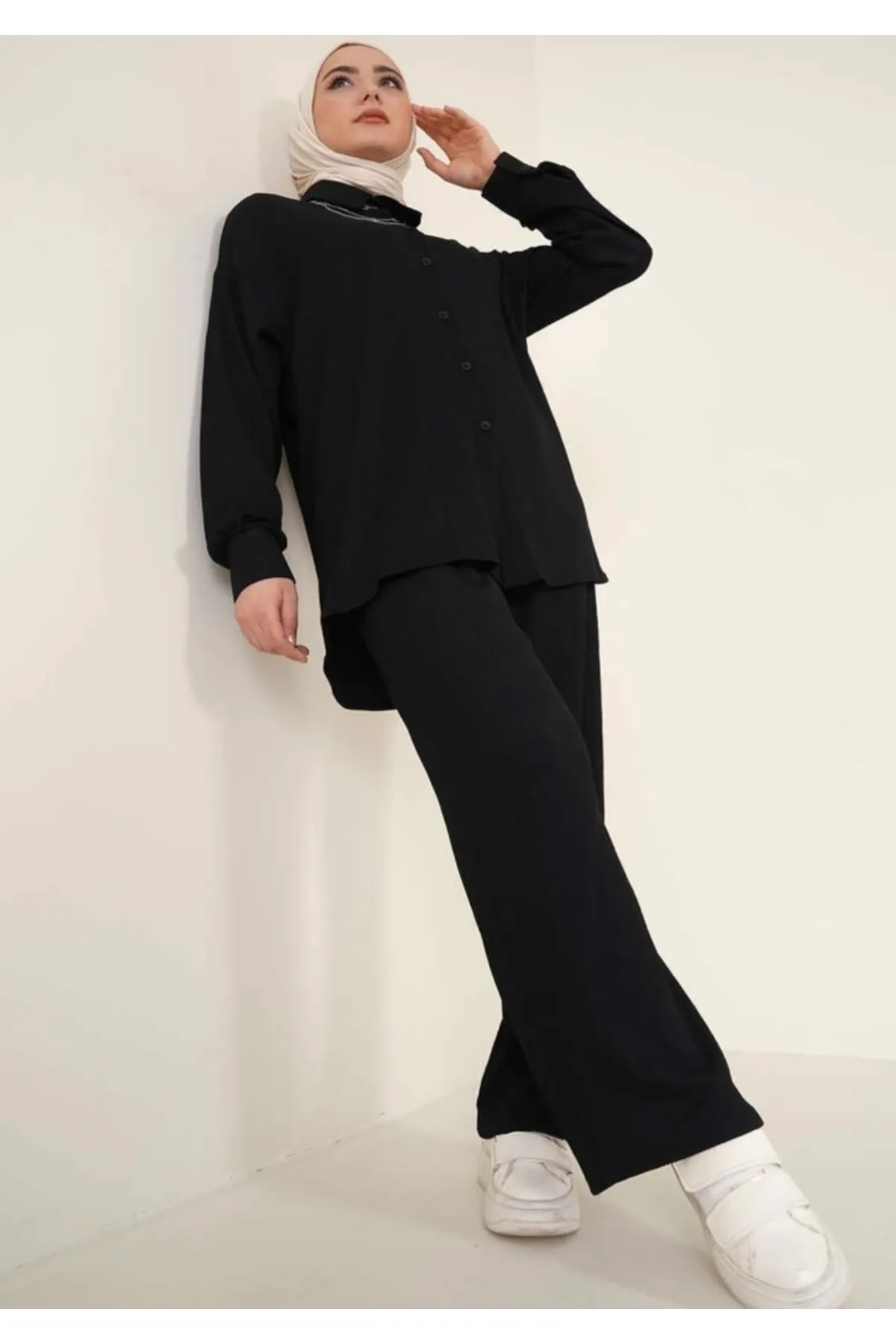 YILMAZBARMAZ  Zweiteiler - Schwarz - Regular Fit