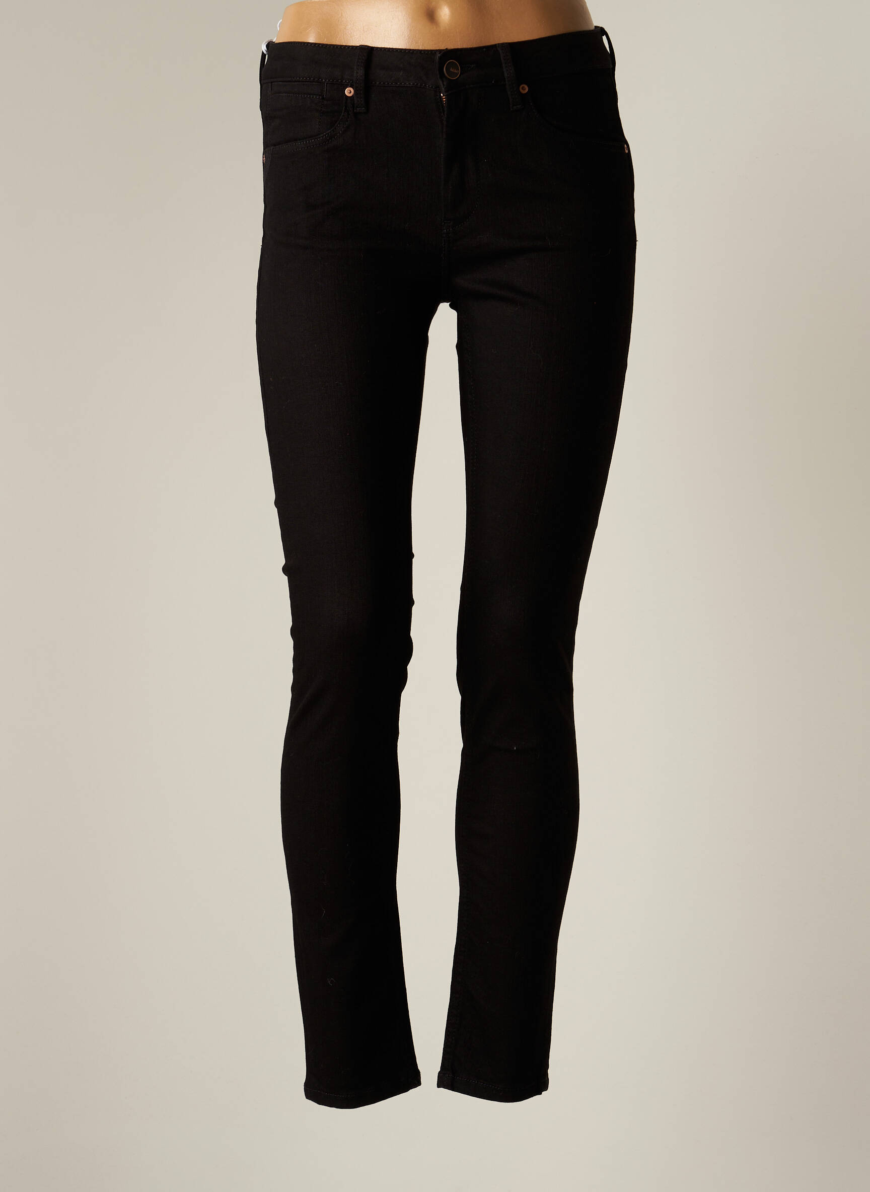 Reiko Jeans Skinny Femme couleur noir