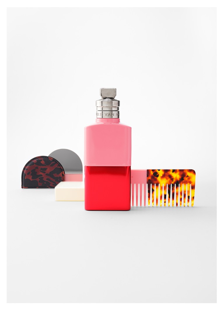 Dries Van Noten Mirror Pink - taskupeili vasikannahkakotelolla