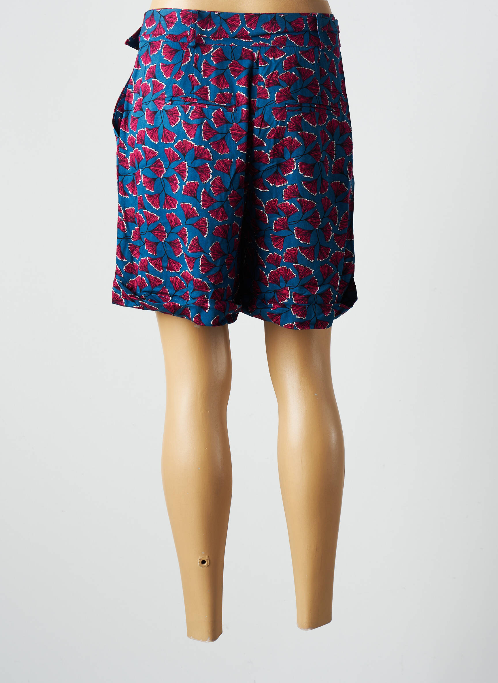 Ichi Bermudas Femme couleur bleu