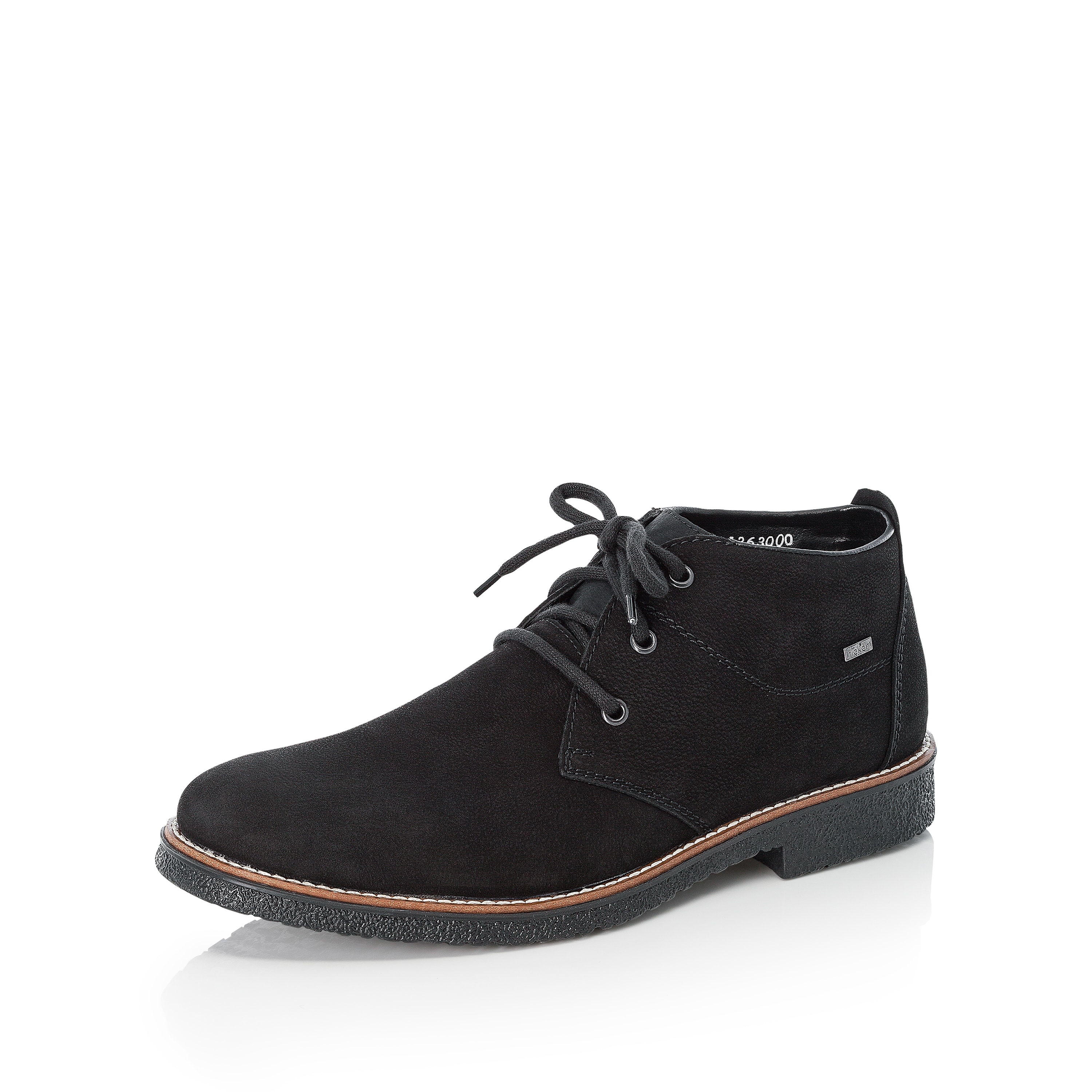 Rieker Herren Schnürschuhe tiefschwarz