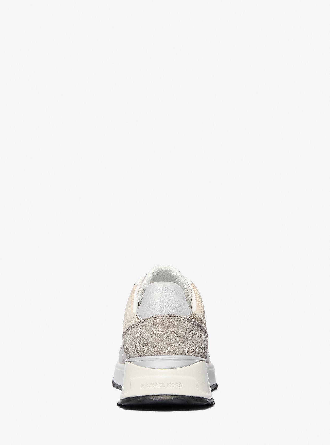 Jaime Mixed-Media Trainer - PEARL GREY MULTI