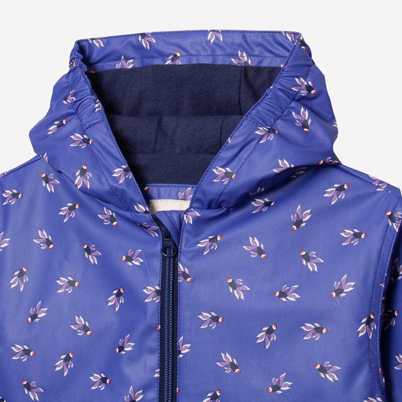 Parka fille poissons bleu Catimini
