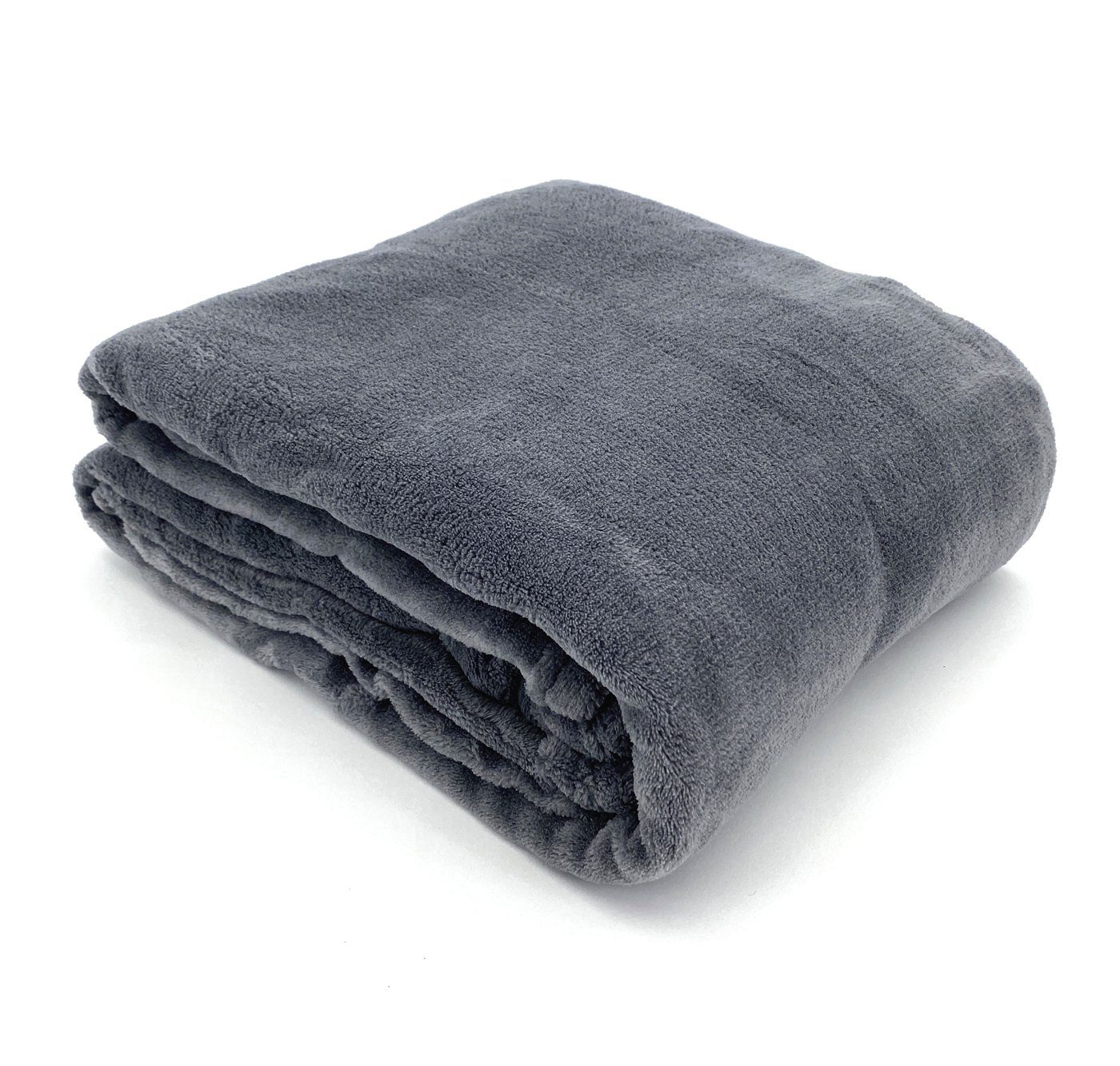 Wohndecke Kuschelig weich Ärmeldecke Ganzkörper Kuscheldecke, heimtexland, Sofadecke mit Ärmeln und Tasche I Cashmere Feeling TV-Decke
