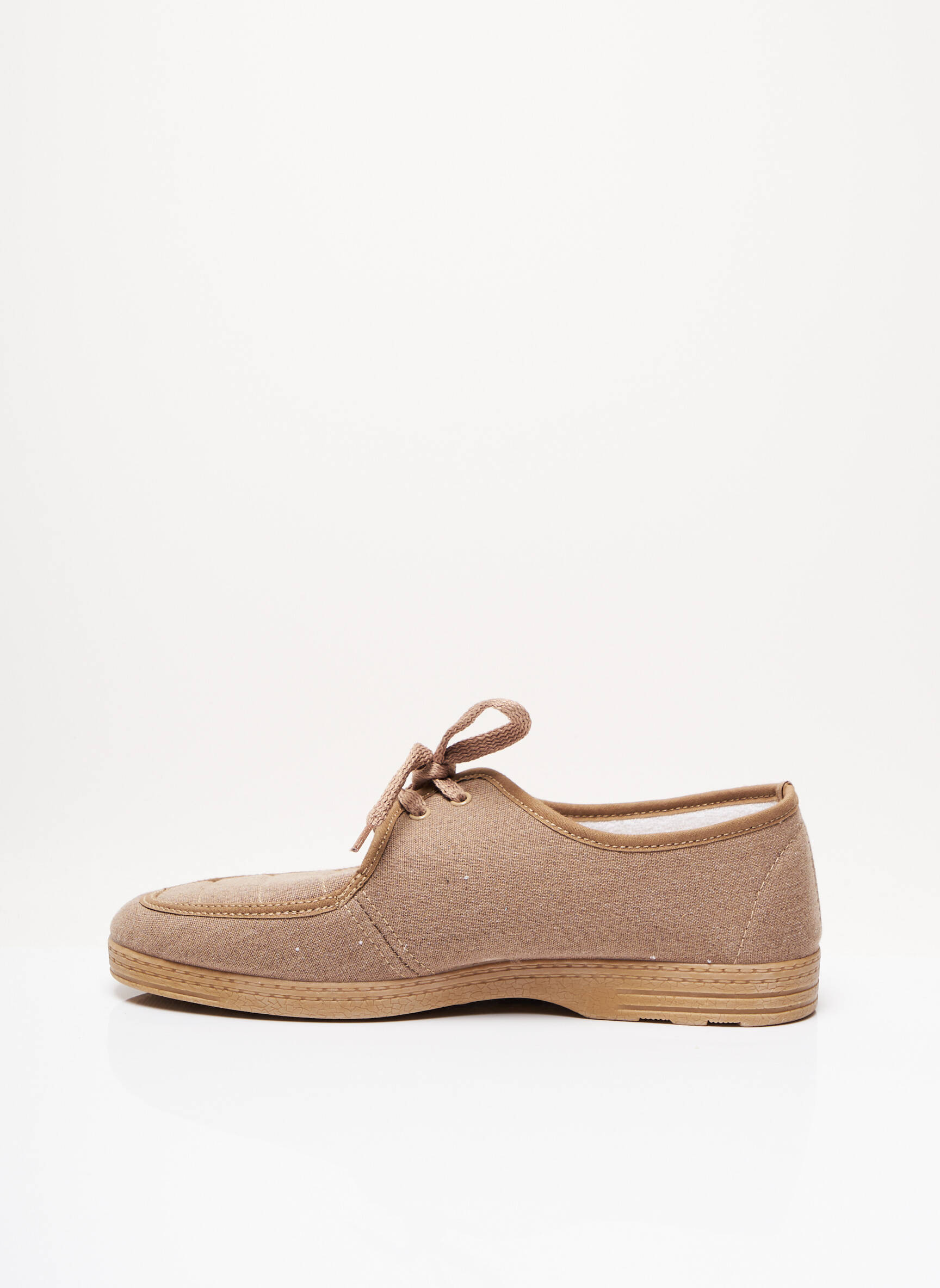 La Maison De L Espadrille Derby Femme couleur beige