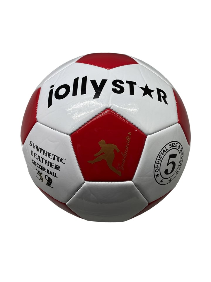 COFI 1453 JollyStar Soccer Euro Ball – Größe 5, Semi Pro, 350g in Weiß günstig kaufen 5