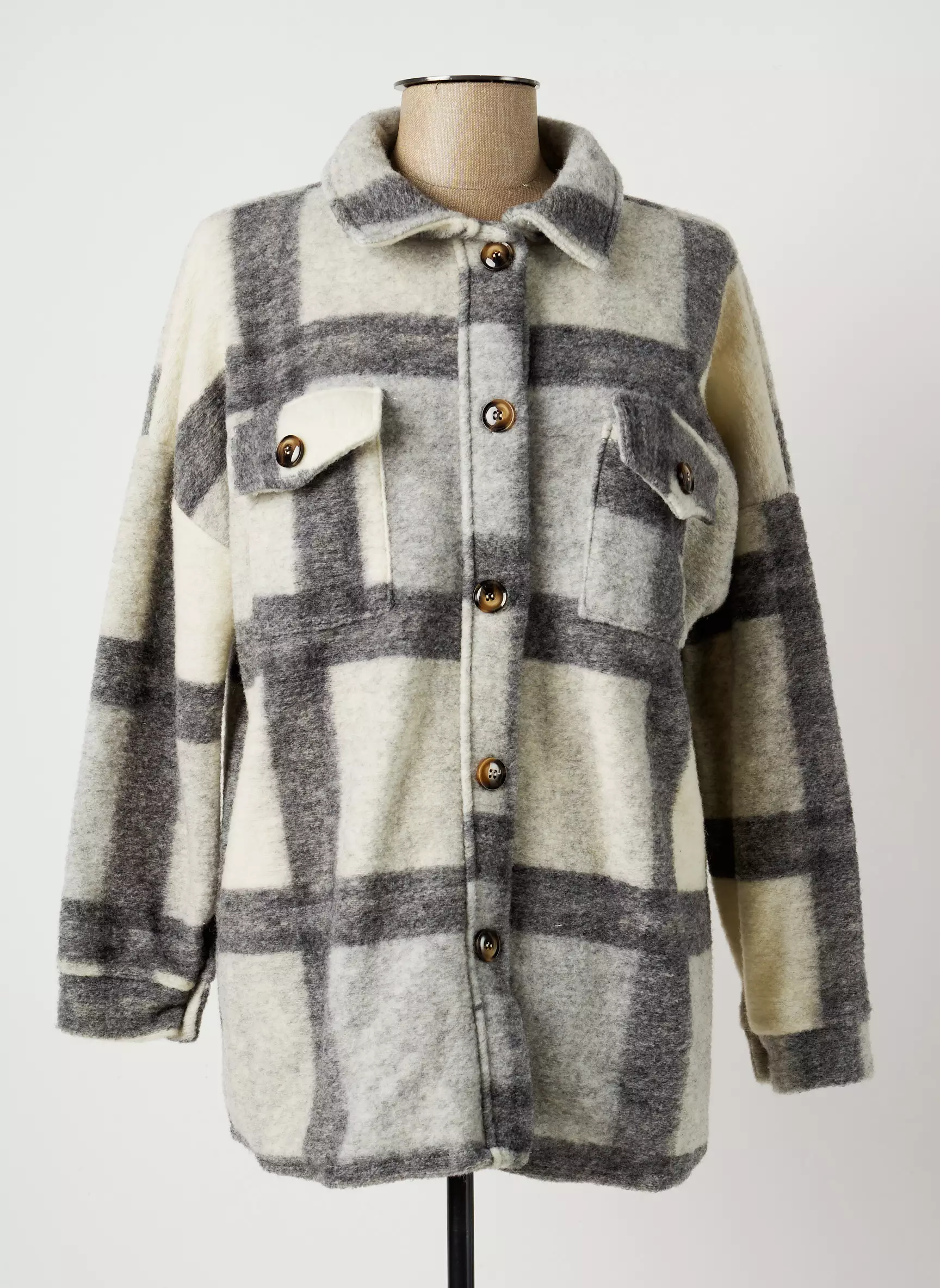 Bobbie Bob Vestecasual Femme couleur gris