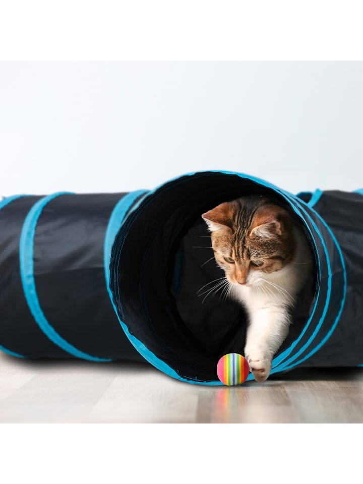 relaxdays Katzentunnel in Bunt günstig kaufen onesize