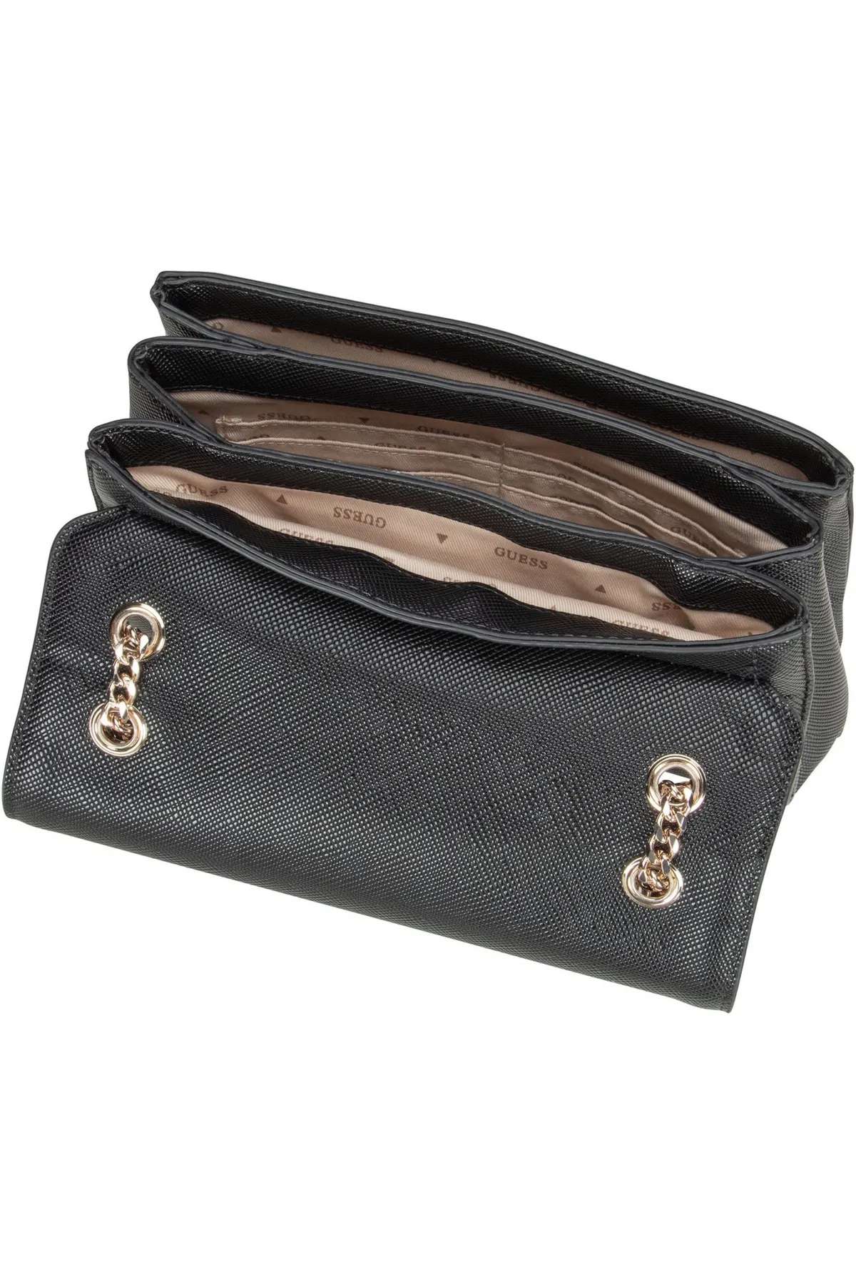 Guess  Handtasche - Schwarz - Unifarben