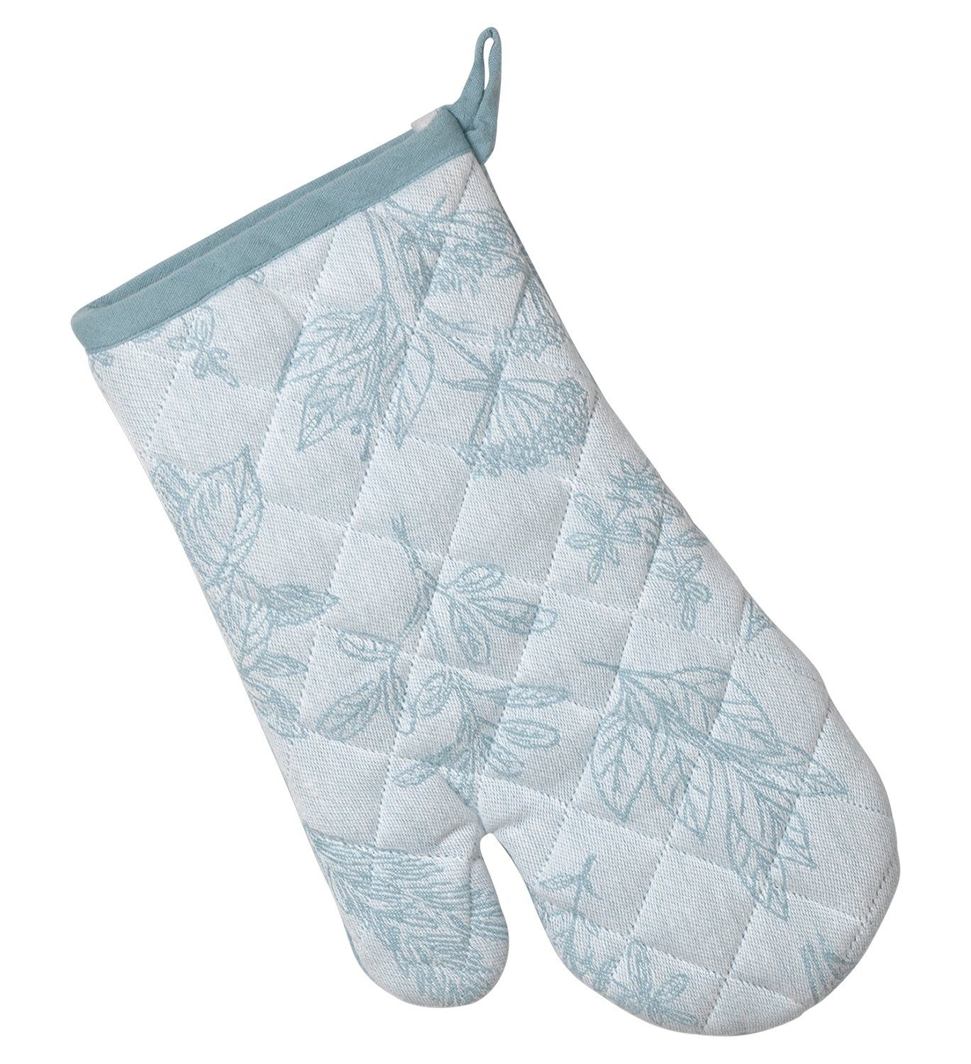 kela Auflaufform Topfhandschuh SVEA, Blau, B 18 cm, L 31 cm, Baumwolle