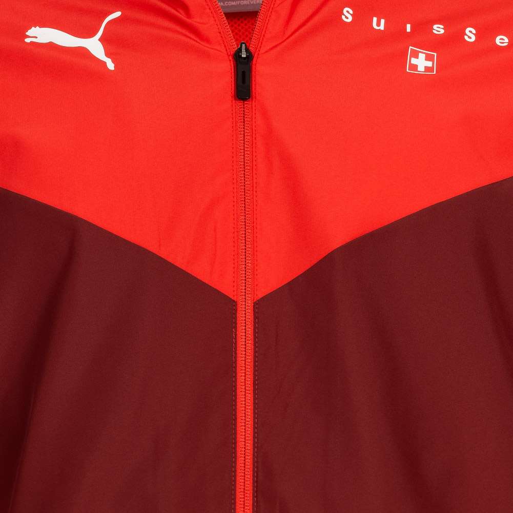 Schweiz PUMA Prematch Herren Jacke 764840-13