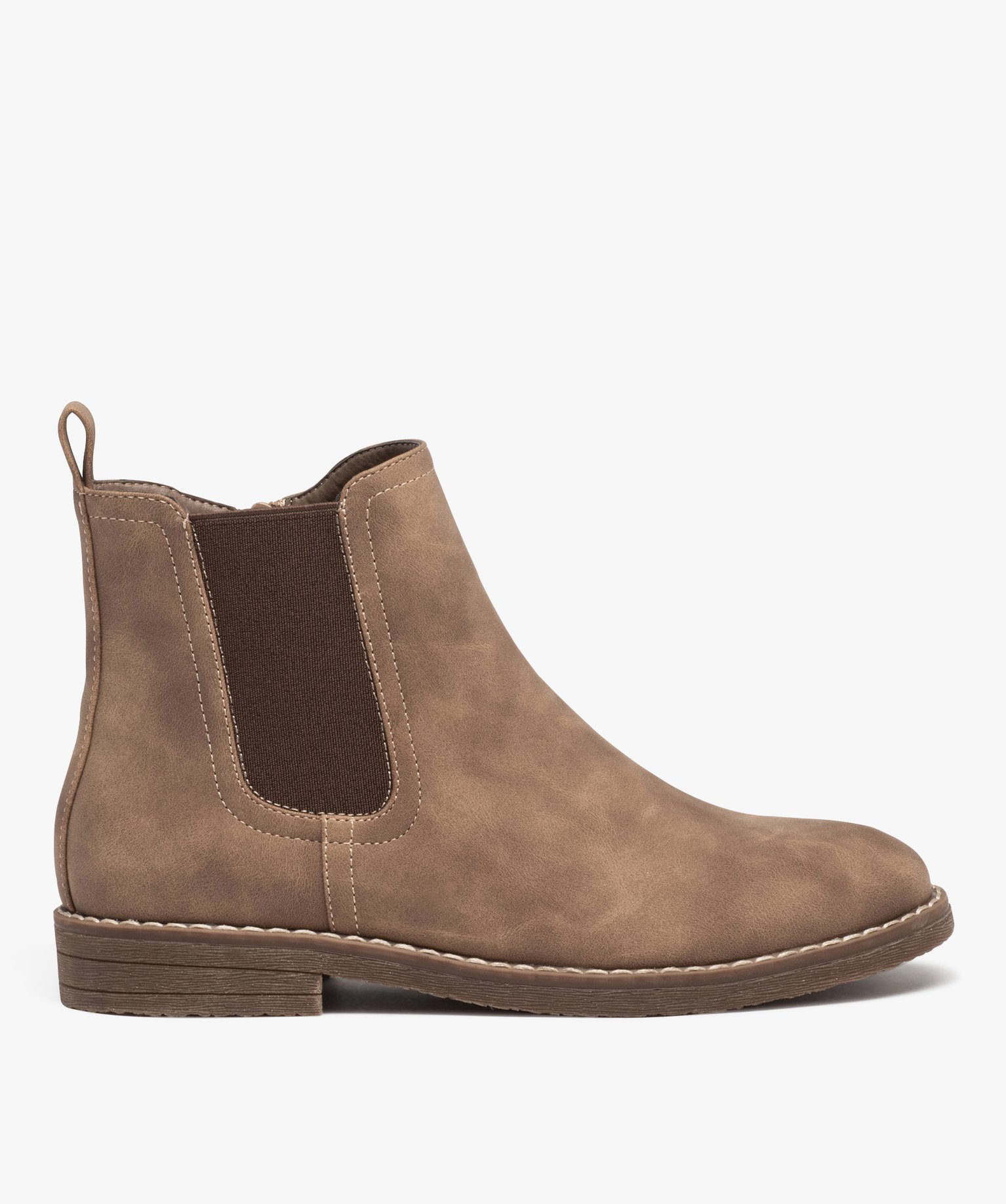 Boots Chelsea mates femme taupe | GEMO