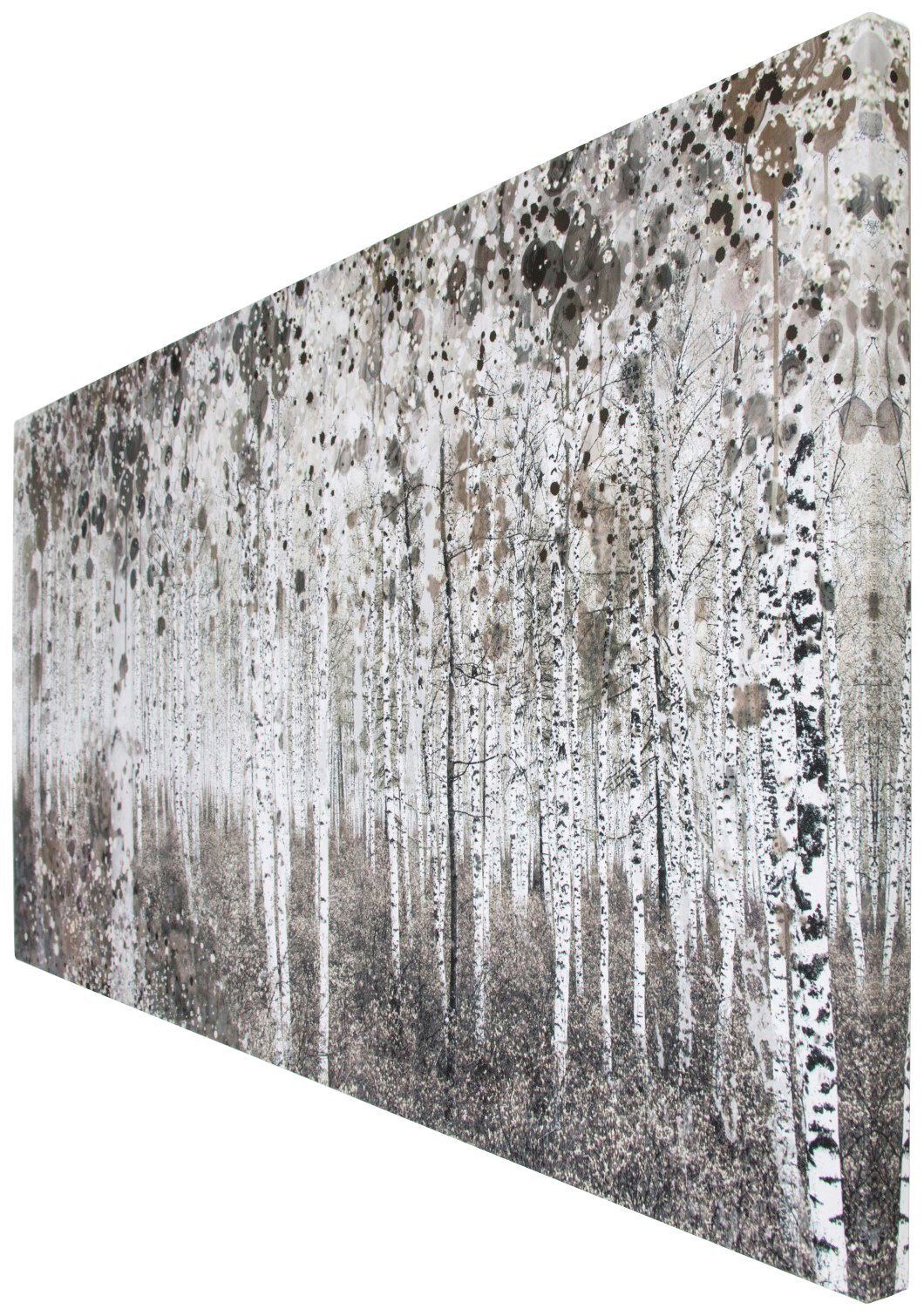 Art for the home Leinwandbild Birkenwald, Wald
