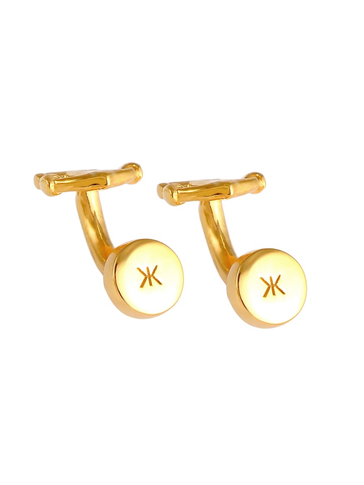 KUZZOI Manschettenknopf 925 Sterling Silber Anker in Gold günstig kaufen onesize
