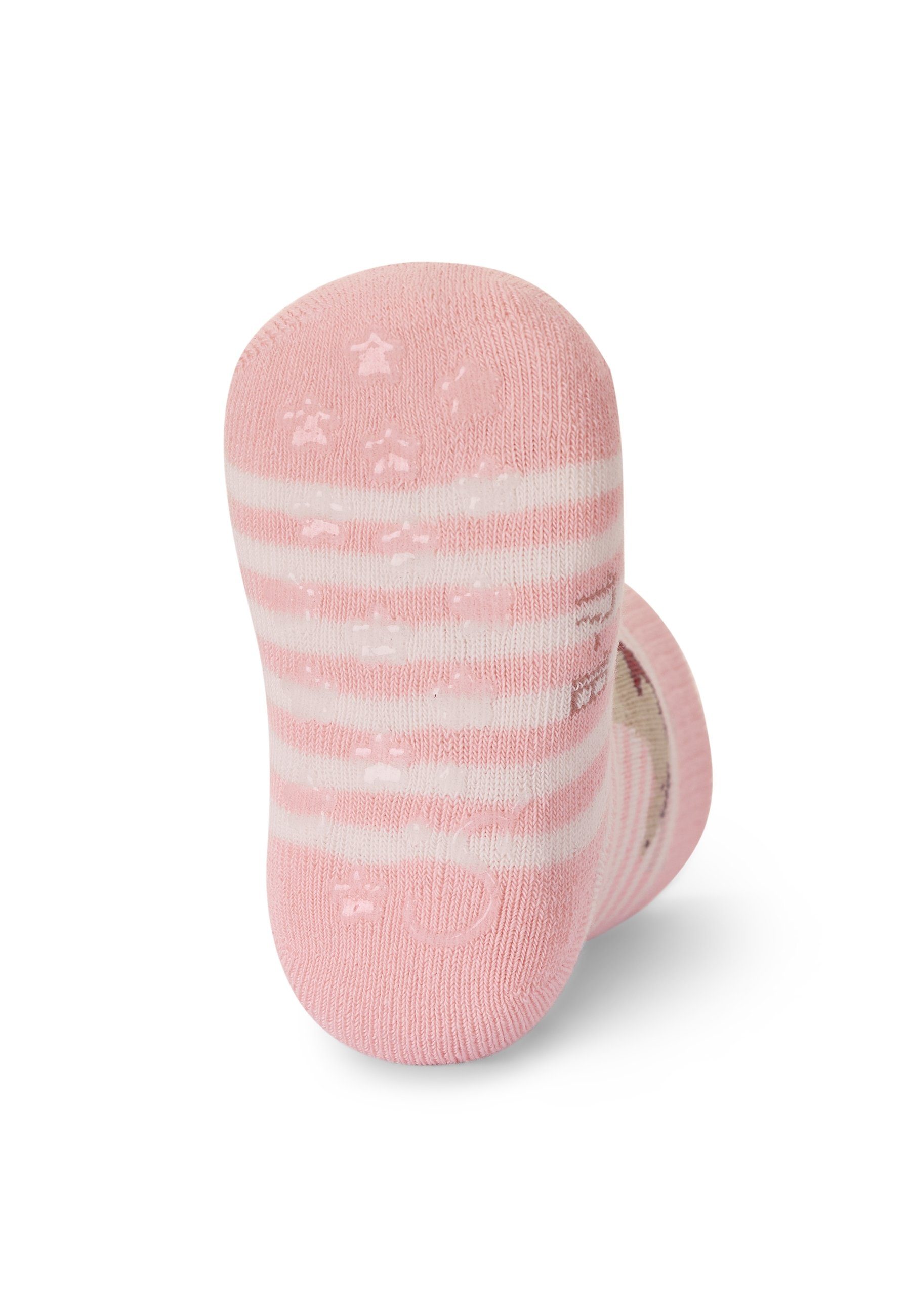 Sterntaler® Basicsocken ABS-Krabbelsöckchen Pferd, 2er-Pack (2-Paar, 2er Pack Babysocken mit Anti-Rutsch-Sohle) Krabbelsocken mit Noppen an der Sohle, ABS- Socken mit süßen Motiven