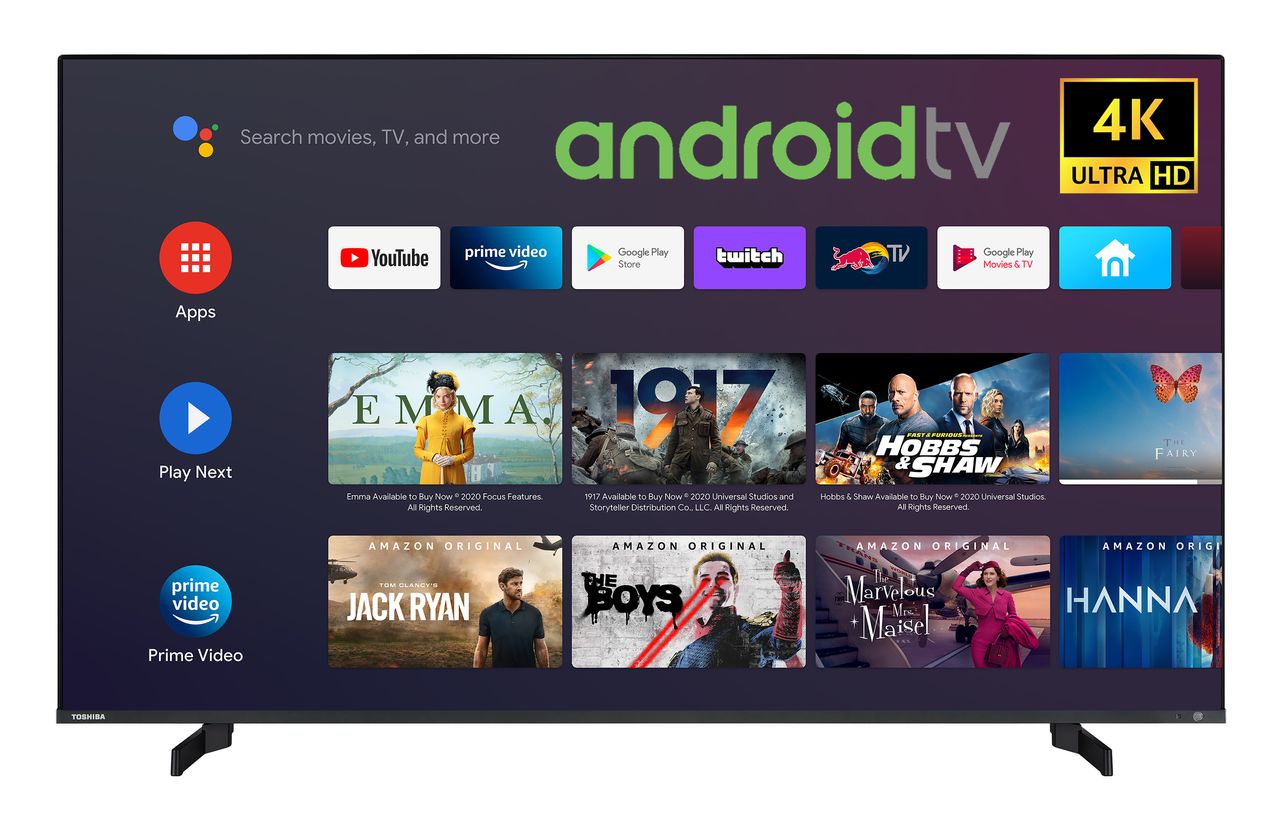 Toshiba 50UA5D63DGY 50 Zoll Fernseher (4K UHD, HDR Dolby Vision, Android Smart TV, Sound by Onkyo)