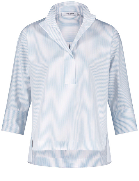 3/4 Arm Bluse aus reiner Baumwolle