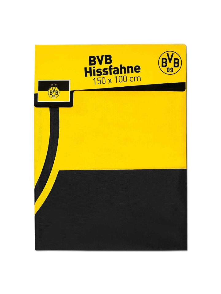BVB BVB-Hissfahne (150 x 100 cm) in schwarzgelb günstig kaufen 100 x 150 cm