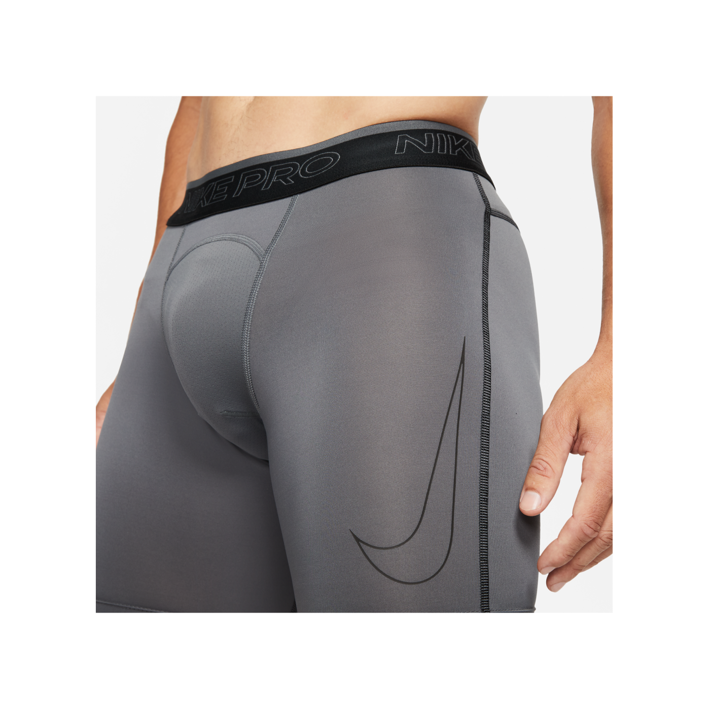 Nike Pro Short Grau Schwarz F068