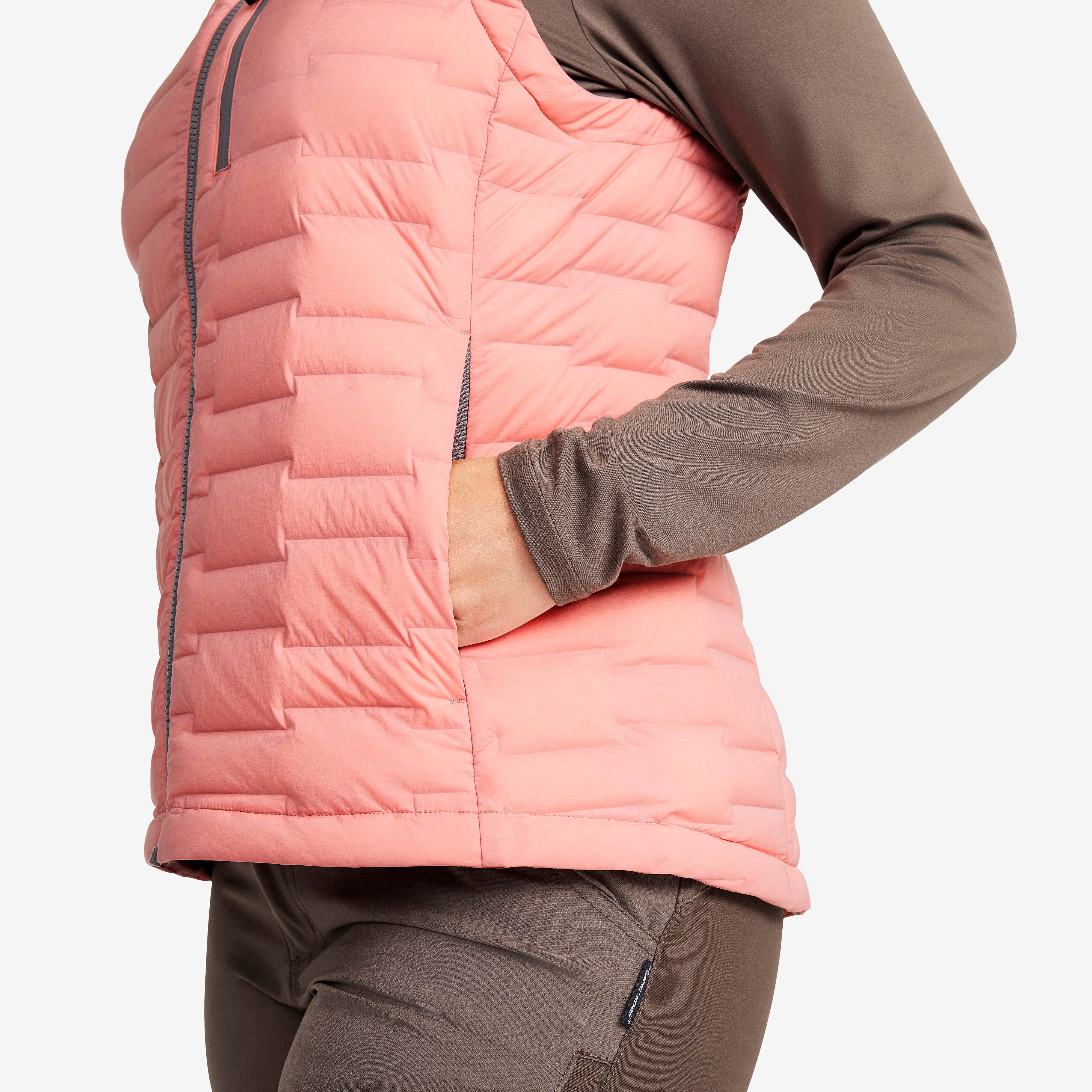 Flex Stretch Down Vest Femme Blush